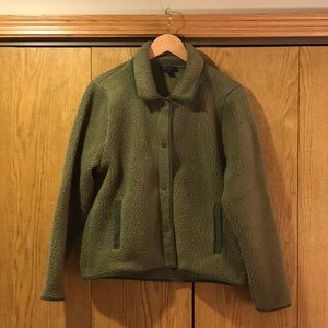 JCrew teddy bear fleece jacket
